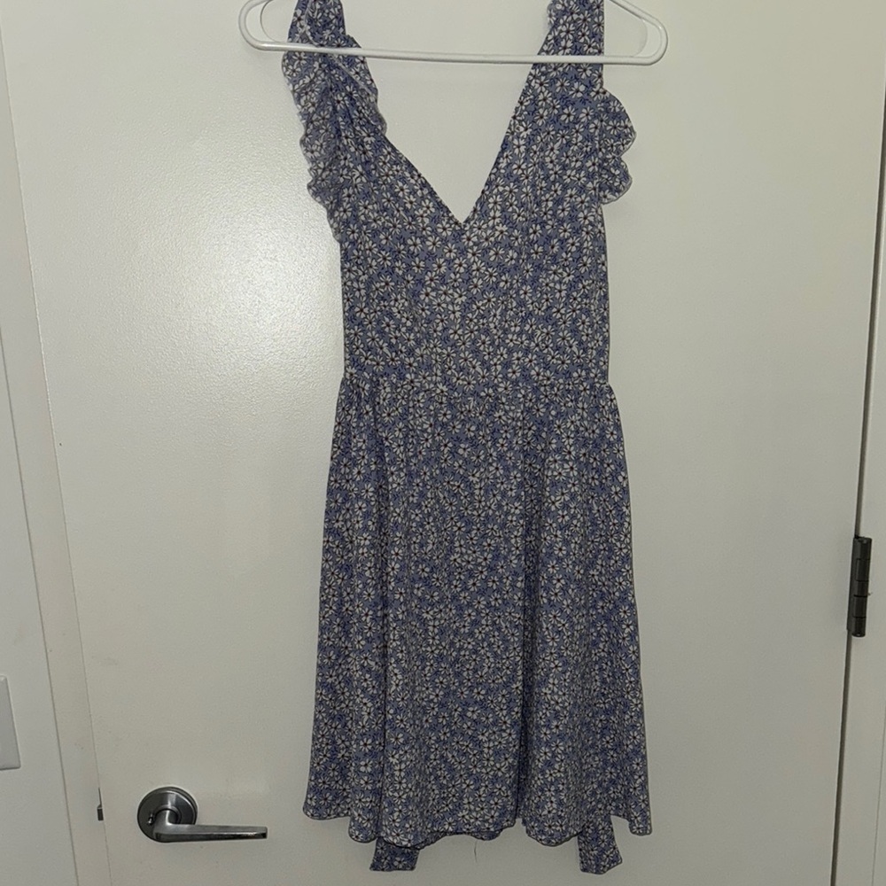 Floral Blue Dress